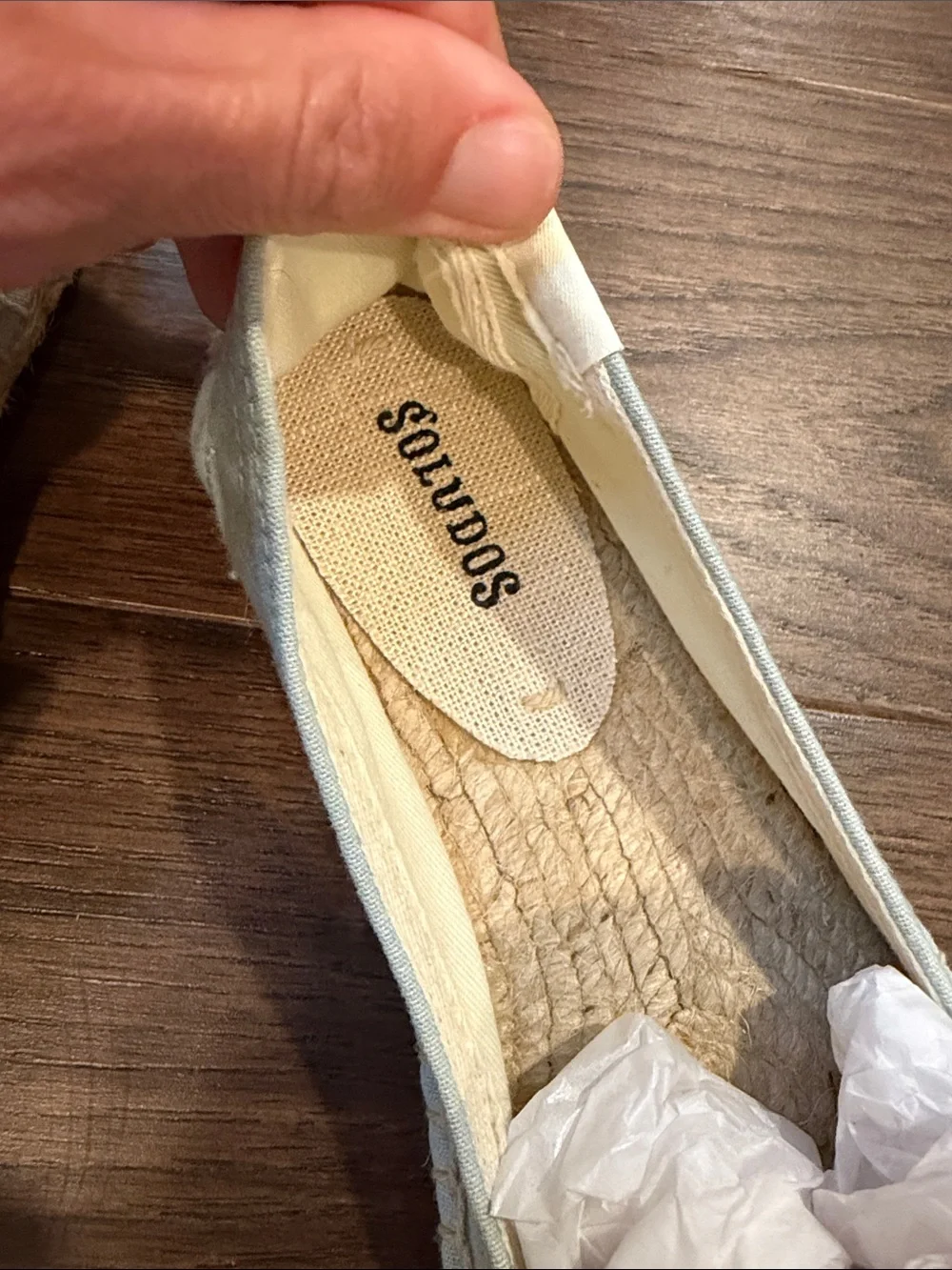 Saludos Flamingo Embroidery Flats Espadrilles Size 8 - C65-008